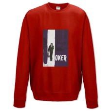 Свитшот с принтом Джокер Героический Принт - XS красный
