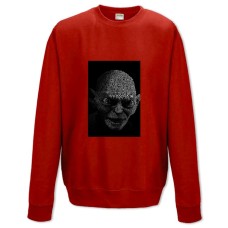 Sweatshort with Print The Lord Of The Rings Gollum Words - XS  red