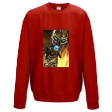 Sweatshort with Print The Terminator Robot Hero Print - XS  red