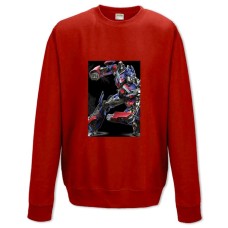 Sweatshort with Print Transformers Optimus Prime Hero - XS  red