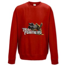 Sweatshort with Print Transformers Bumblebee Logo - XS  red