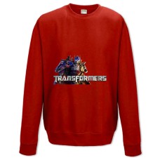 Sweatshort with Print Transformers Logo Optimus Prime - XS  red