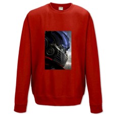 Sweatshort with Print Transformers Robot Head - XS  red