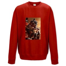 Sweatshort with Print Transformers Robot - XS  red