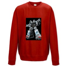 Sweatshort with Print Transformers Robot Hero - XS  red