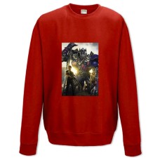 Sweatshort with Print Transformers Robot Hero Print - XS  red