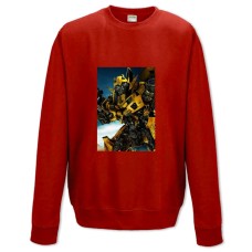 Sweatshort with Print Transformers Bumblebee Robot Hero - XS  red