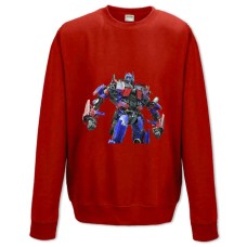Sweatshort with Print Transformers Print With Optimus Prime - XS  red