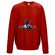 Свитшот с принтом Аватар Джейк Салли - XS красный