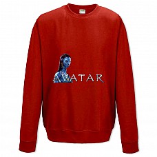 Свитшот с принтом Аватар Нейтири - XS красный