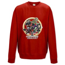 Свитшот с принтом Марвел Мультфильм Издание - XS красный