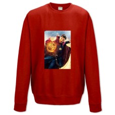 Свитшот с принтом Марвел Герой Доктор Стрендж - XS красный