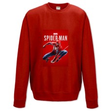 Свитшот с принтом Марвел Человек Паук - XS красный