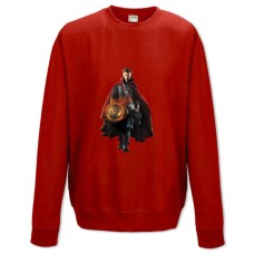 Свитшот с принтом Марвел Доктор Стрендж Принт - XS красный