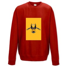 Sweatshort with Print X-Men Wolverine Yellow Art - XS  red