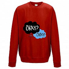 Sweatshort with Print Виноваты Звёзды Okay? Okay - XS  red