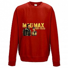 Свитшот с принтом Безумный Макс Дорога Ярости Герои - XS красный