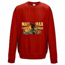 Свитшот с принтом Безумный Макс Дорога Ярости Герой - XS красный