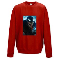 Sweatshort with Print Venom Monster Hero - XS  red