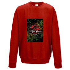 Свитшот с принтом Парк Юрского Периода Потерянный Мир - XS красный