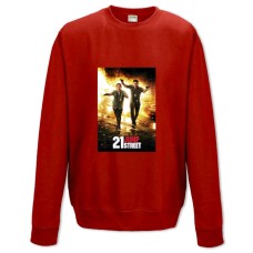 Sweatshort with Print 24 Jump Street Heroes Print - XS  red