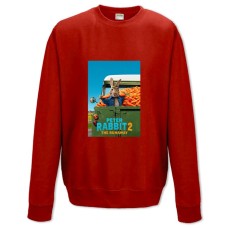 Світшот з принтом Кролик Пітер Тематика - XS червоний