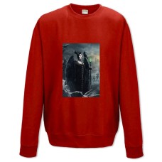 Свитшот с принтом Малефисента Тематика - XS красный