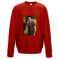 Свитшот с принтом Остров Лост Джек - XS красный