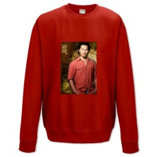 Свитшот с принтом Остров Лост Джин - XS красный