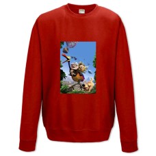 Sweatshort with Print Up Main Heroes - XS  red