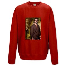 Свитшот с принтом Остров Лост Сойер - XS красный