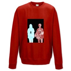 Sweatshort with Print The End Of The F *** Ing World Heroes - XS  red