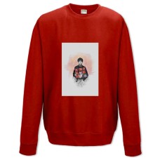 Sweatshort with Print The End Of The F *** Ing World Art Edition - XS  red