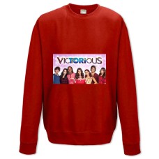 Sweatshort with Print Victorious Heroes Print - XS  red