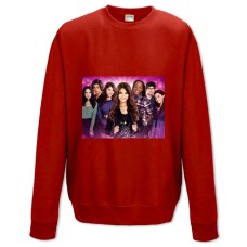 Sweatshort with Print Victorious Main Heroes Print - XS  red