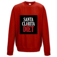 Sweatshort with Print Santa Clarita Diet Logo - XS  red