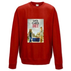 Sweatshort with Print Santa Clarita Diet Theme - XS  red