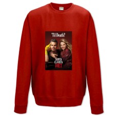 Sweatshort with Print Santa Clarita Diet Main Characters - XS  red