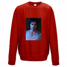 Sweatshort with Print The Vampire Diaries Damon - XS  red