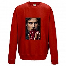 Sweatshort with Print The Vampire Diaries Damon Salvatore - XS  red