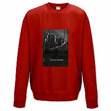 Sweatshort with Print The Vampire Diaries Characters - XS  red