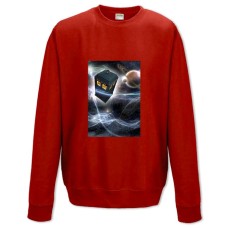 Sweatshort with Print Doctor Who Tardis - XS  red