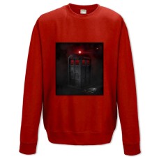 Sweatshort with Print Doctor Who Dark Tardis - XS  red