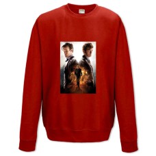 Sweatshort with Print Doctor Who Main Heroes - XS  red