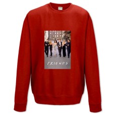 Sweatshort with Print Friends Heroes - XS  red