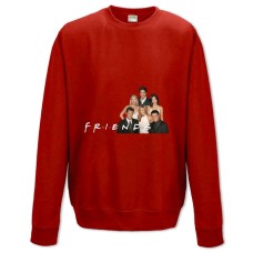 Sweatshort with Print Friends Heroes Print - XS  red