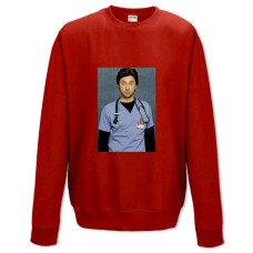Sweatshort with Print Scrubs Dr. John Dorian - XS  red