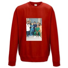 Sweatshort with Print Scrubs Main Heroes - XS  red