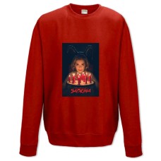 Sweatshort with Print Chilling Adventures Of Sabrina Print - XS  red
