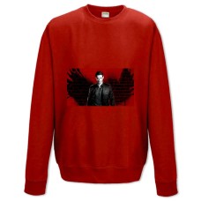 Світшот з принтом Люцифер Тематика Принт - XS червоний